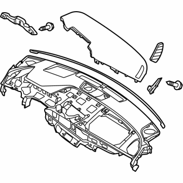 Hyundai 84710-L0300-YTH Crash Pad Assembly-Main