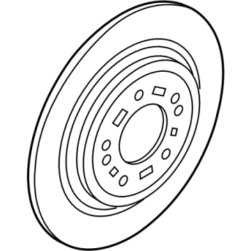 Hyundai Tucson Brake Disc - 58411-L1100