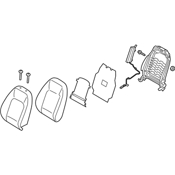 Hyundai 88400-J9610-SKN Back Assembly-FR Seat,RH