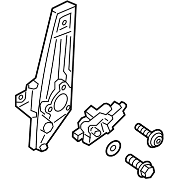 Hyundai 83402-2V000 Passenger Side Rear Door Window Regulator Assembly