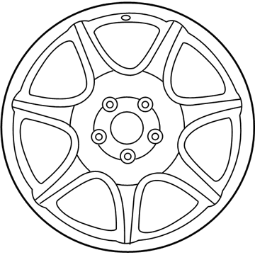 Hyundai 52910-B1900 Temporary Wheel Assembly