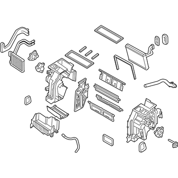 Hyundai 97100-4R000 Heater & Evaporator Assembly