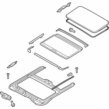 Hyundai 81600-AA000-NNB Sunroof Assembly