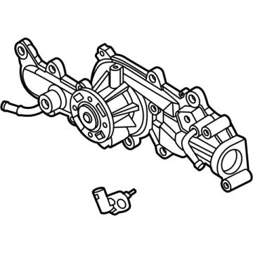 2023 Hyundai Genesis GV80 Water Pump - 25100-3N100