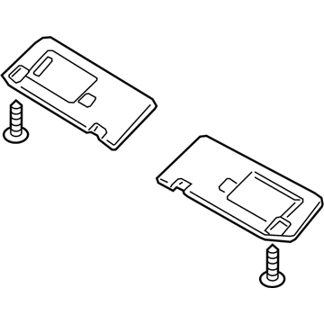 Hyundai 85201-D3140-UUE Sun Visor Assembly, Left
