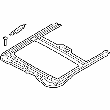 Hyundai 81610-AA000 Frame Assembly-SUNROOF