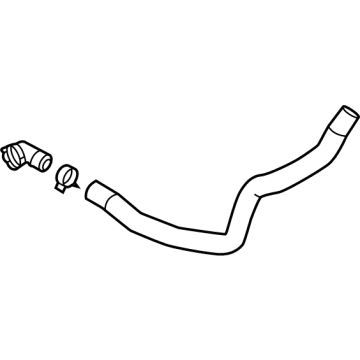 Hyundai 25415-L1300 Hose Assembly-RADAATOR,LWR