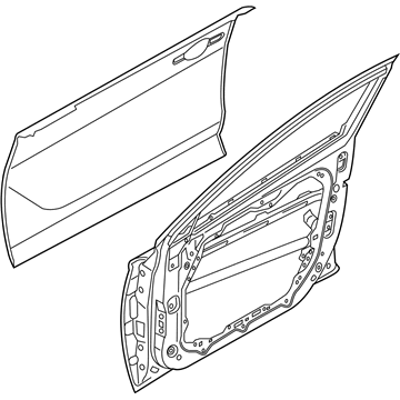 Hyundai 76004-G3000 Panel Assembly-Front Door,RH