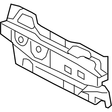 Hyundai 84120-0W510 Pad Assembly-Isolation Dash Panel