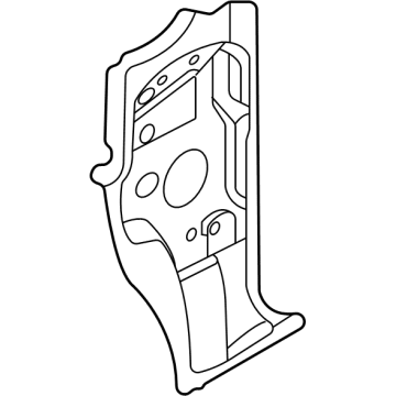 Hyundai 71201-S1500 Pillar Assembly-Front Inner,LH