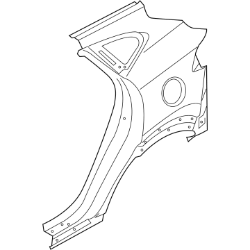 Hyundai 71503-N9C00 Panel Assembly-Quarter Outer,LH