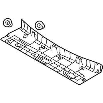 Hyundai 81715-G2001-T9Y Trim Assembly-Tailgate,Center