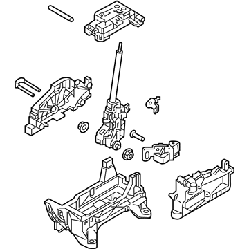 Hyundai 46700-J3210 Lever Assembly-Automatic Transmission