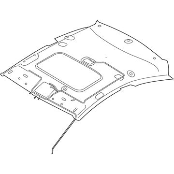 Hyundai 85423-3X521-TX Headlining Assembly