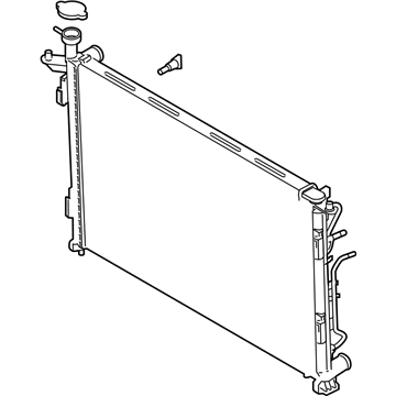 2020 Hyundai Palisade Radiator - 25310-S8700