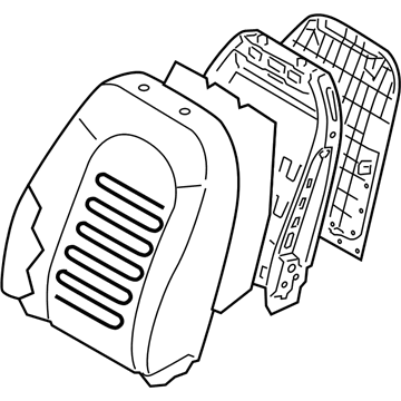 Hyundai 88301-2L191-JBG Back Assembly-Front Seat Driver