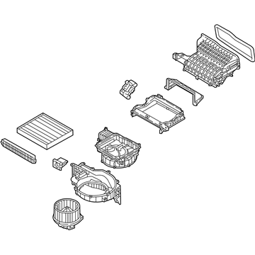 Hyundai 97207-J9050 Blower Unit