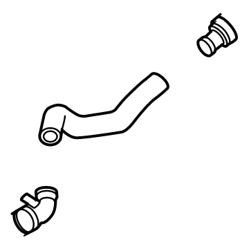 Hyundai Santa Fe Hybrid Radiator Hose - 25414-CL000