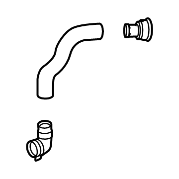 2021 Hyundai Santa Fe Hybrid Radiator Hose - 25415-CL000