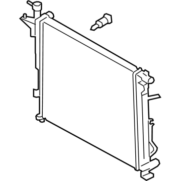 2021 Hyundai Santa Fe Radiator - 25310-P2100