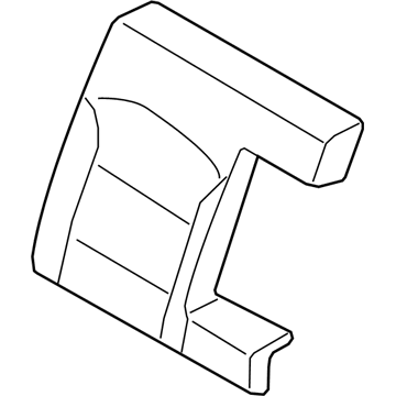 Hyundai 89450-G2200 Pad Assembly-Rear Seat Back,RH