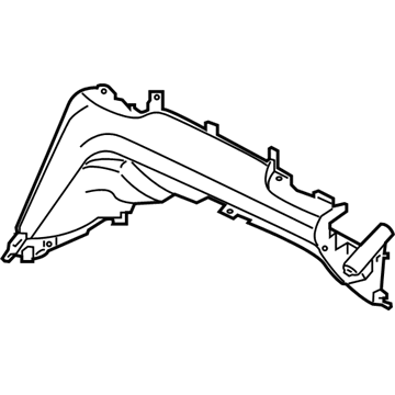 Hyundai 84540-J3000-RJS Panel-C/PAD LWR Passenger Side