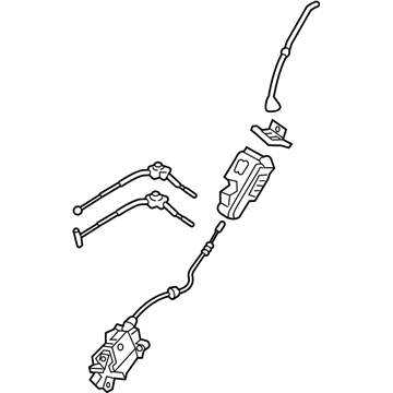 Hyundai Genesis G90 Tailgate Lock Actuator Motor - 81410-D2011