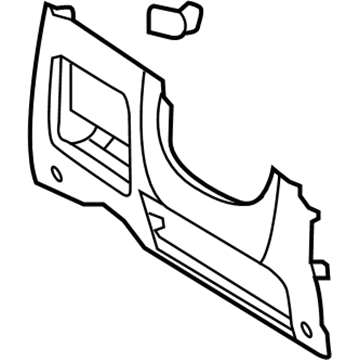 Hyundai 84750-2W100-NBC Panel Assembly-Crash Pad Lower,LH