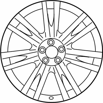 Hyundai 52910-3M650 Aluminium Wheel Assembly