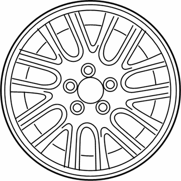 Hyundai 52910-3M050 Aluminium Wheel Assembly