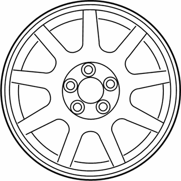 2010 Hyundai Genesis Spare Wheel - 52910-3M800