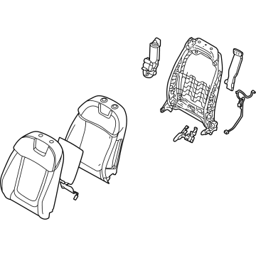 Hyundai 88400-N9020-KIF Back Assembly-FR Seat,RH