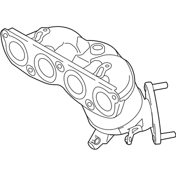 Hyundai 28510-2ELE0 Exhaust Manifold Catalytic Assembly