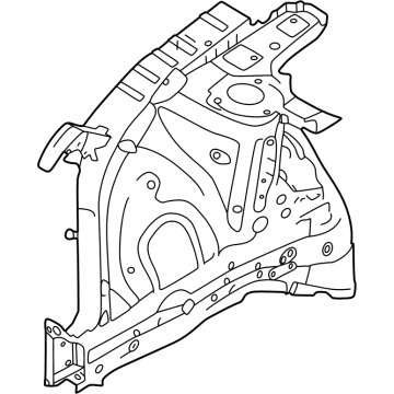 Hyundai 64502-K5000 PANEL ASSY-FNDR APRON,RH