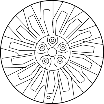 Hyundai 52914-D2350 Wheel Assembly-Aluminium(Rear)