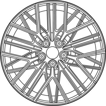 Hyundai 52910-D2810 Wheel Assembly-Aluminium(Front)