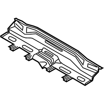 Hyundai 65610-D4000 Member Assembly-Rear Floor Front Cross