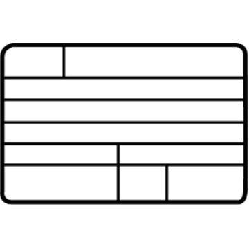 Hyundai 32450-03AA1 Label-Emission Control