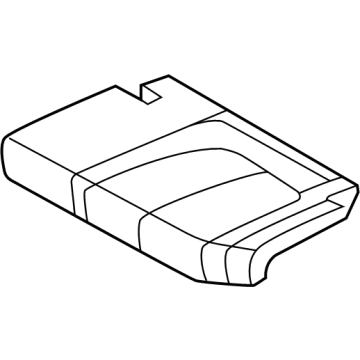 Hyundai 89160-GI000-NFC COVERING ASSY-2ND SEAT CUSH,LH