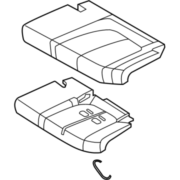 Hyundai 89100-GI000-NFC CUSHION ASSY-2ND SEAT,LH