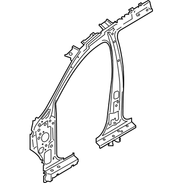 Hyundai 71202-S2000 Pillar Assembly-Front Inner,RH