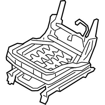 Hyundai 89600-S2010-NNB Frame Assembly-RR Seat CUSH,RH