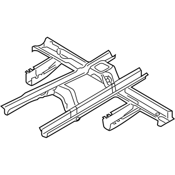 Hyundai 65200-S2050 Member Assembly-Ctr Floor COMPL