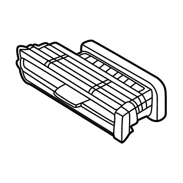 Hyundai 97410-L1000-SRF Duct Assembly-Ctr Air Vent,LH