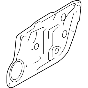 Hyundai 82481-3L000 Front Right-Hand Door Module Panel Assembly