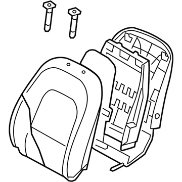 Hyundai 88302-3J471-V9B Back Assembly-Front Seat Passenger