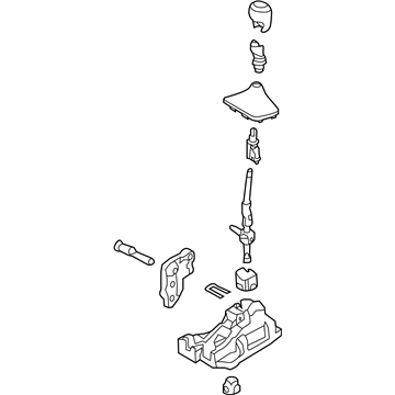 Hyundai 43700-3X300-HZ Lever Complete-Gear Shift