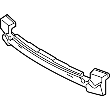 Hyundai 86520-G3150 Absorber-Front Bumper Energy