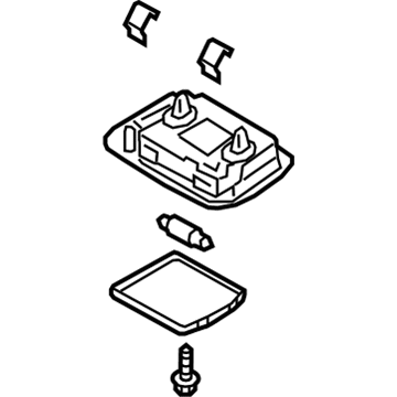 Hyundai 92620-1U001-YGE Lamp Assembly-Luggage Compartment