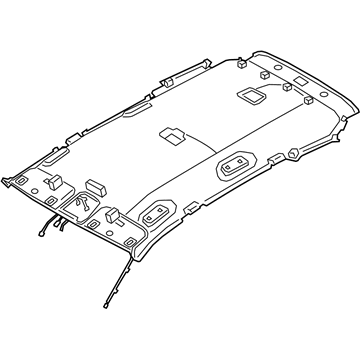 Hyundai 85310-S2200-YGE Headlining Assembly